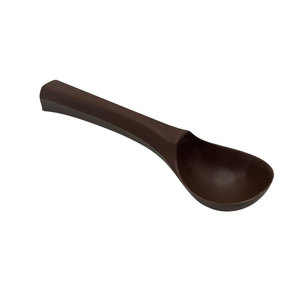 Vintage Rubbermaid Brown Ice Cream Scoop #1910 Sturdy Plastic Country 1980s USA